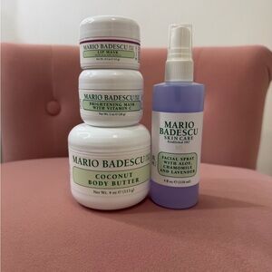 Mario Badescu Skincare Set with Coconut Body Butter and Lavender Spray